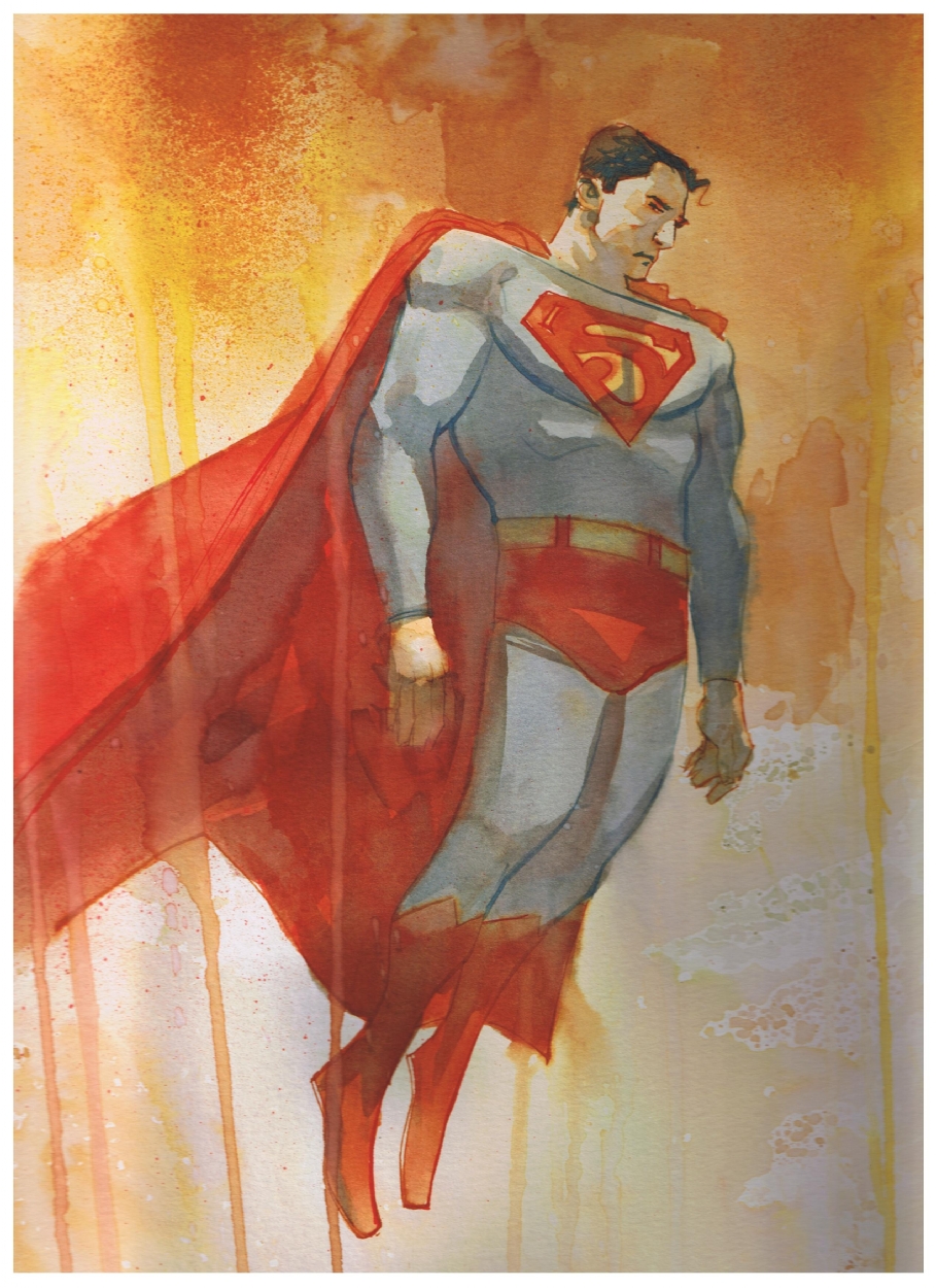 Superman by Brett Weldele Comic Art